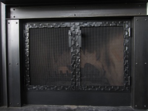 exterior fireplace